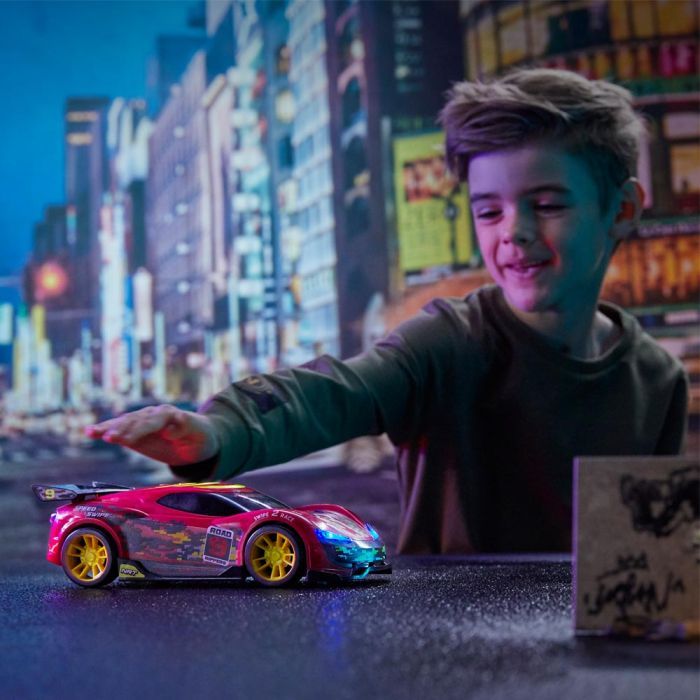 Машина Road Rippers Speed Swipe Digital красная моторизованная (20122) изображение 4