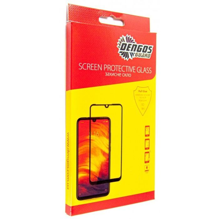 Скло захисне Dengos Full Glue для Samsung Galaxy M52 (black) (TGFG-192)