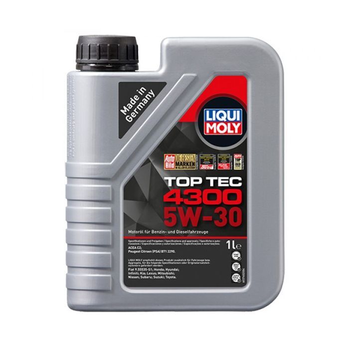 Моторное масло Liqui Moly Top Tec 4300 SAE 5W-30  60л. (3743)