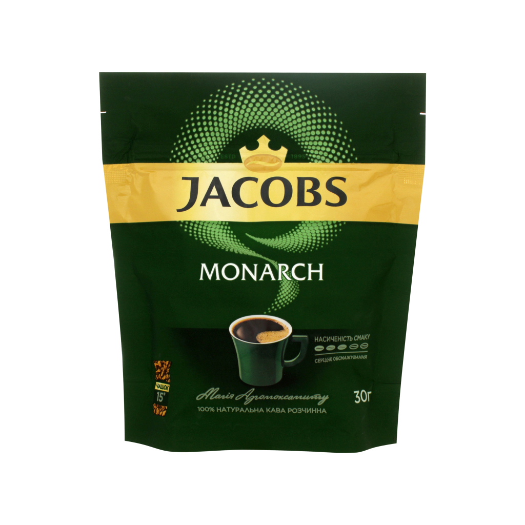 Кофе JACOBS растворимая 30 г, пакет (prpj.01667)