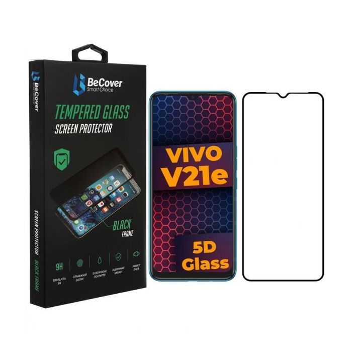 Стекло защитное BeCover Samsung Galaxy S21 FE SM-G990 Black (707244)