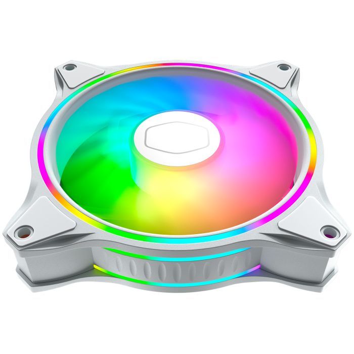 Кулер для корпуса CoolerMaster MasterFan MF120 Halo 3in1 White Edition (MFL-B2DW-183PA-R1) изображение 5