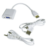 Перехідник HDMI M to VGA F (з кабелями аудіо і живлення від USB) ST-Lab (U-990 white) зображення 4