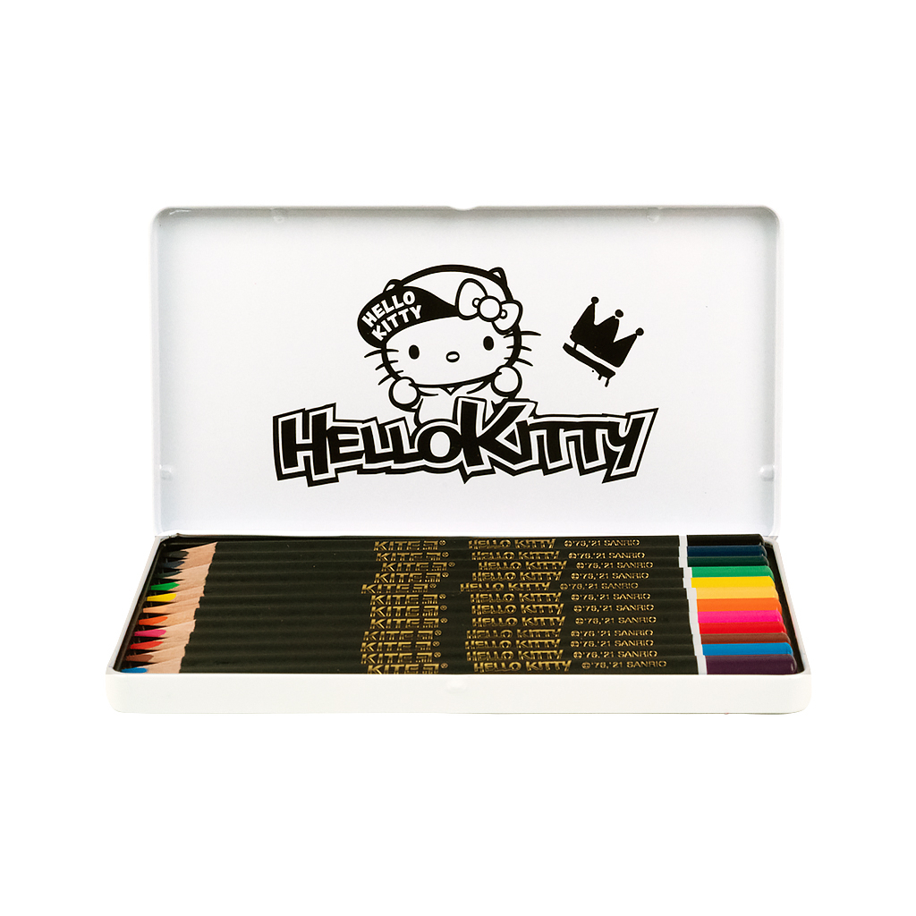 Карандаши цветные Kite Hello Kitty трехгранные 12 шт (HK21-058) изображение 3