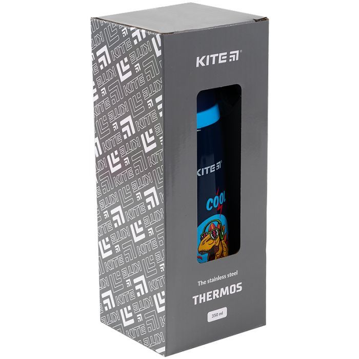 Поильник-непроливайка Kite Cool термос 350 мл синий (K21-305-02) изображение 4