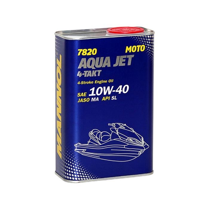 Моторное масло Mannol AQUA JET 4-TAKT 1л Metal 10W-40 (MN7820-1ME)