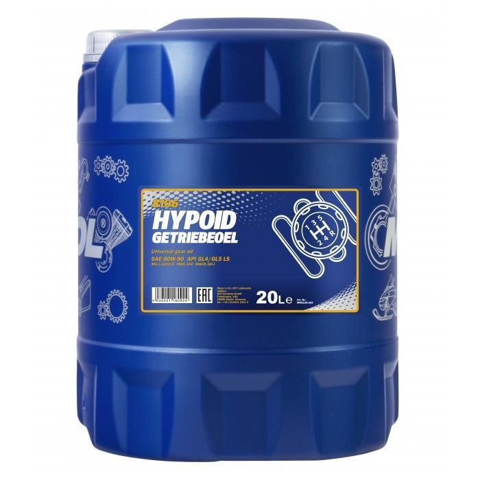 Трансмиссионное масло Mannol HYPOID GETRIEBEOEL 20л 80W-90 (MN8106-20)
