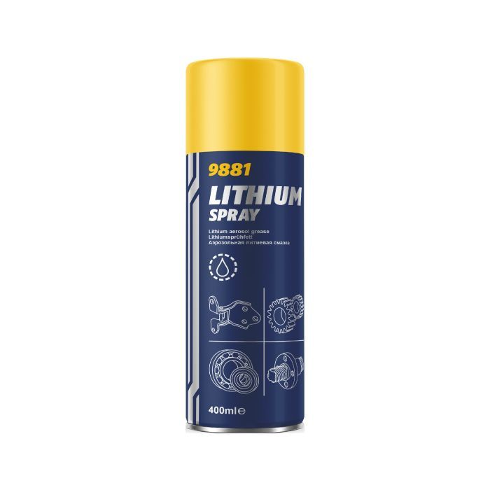 Мастило автомобільне Mannol Lithium spray 400 мл (9881)