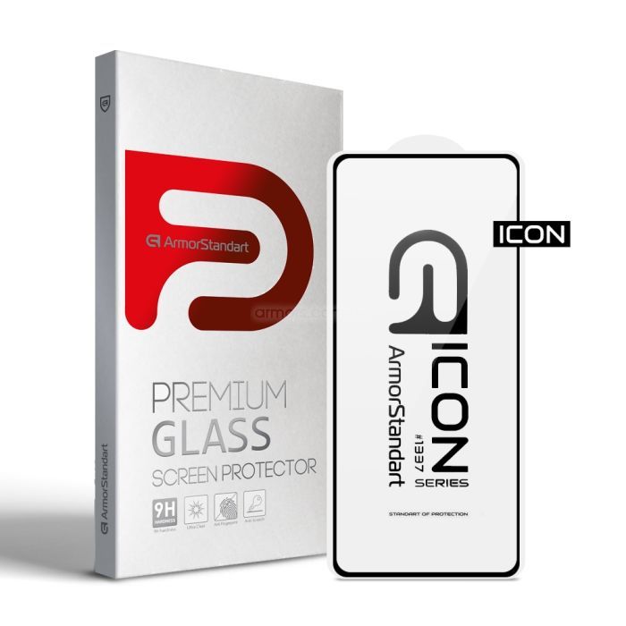Стекло защитное Armorstandart Icon Xiaomi Poco X4 GT Black (ARM62077)