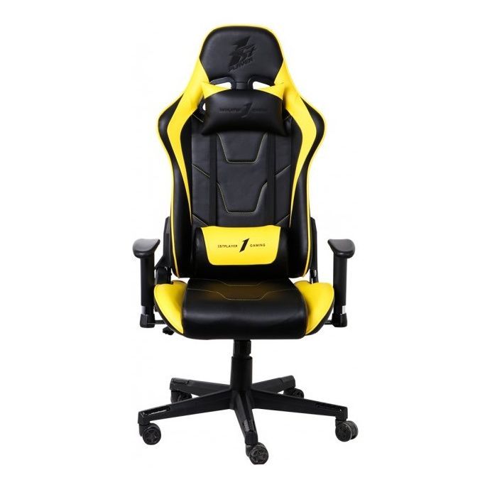 Крісло ігрове 1stPlayer FK2 Black-Yellow