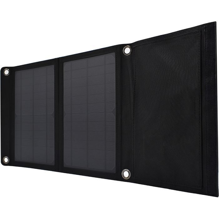 Портативная солнечная панель PowerPlant 14W з контролером 2xUSB-A (PB930555) изображение 2