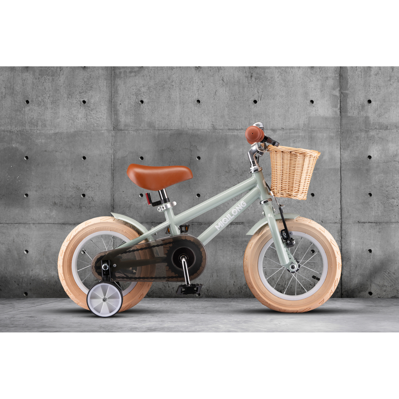 Дитячий велосипед Miqilong RM Бежевий 12" (ATW-RM12-BEIGE) зображення 12