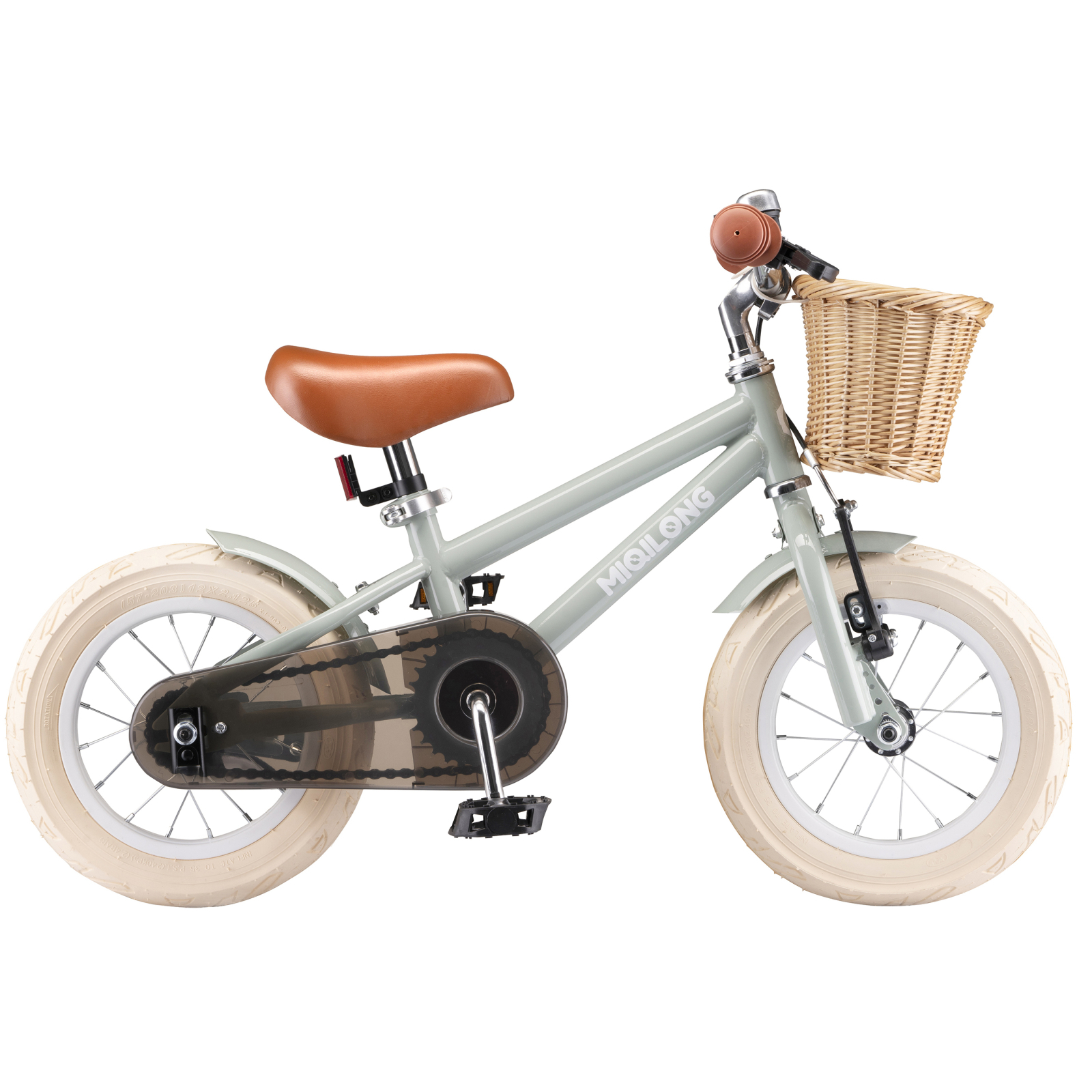 Дитячий велосипед Miqilong RM Бежевий 12" (ATW-RM12-BEIGE) зображення 3
