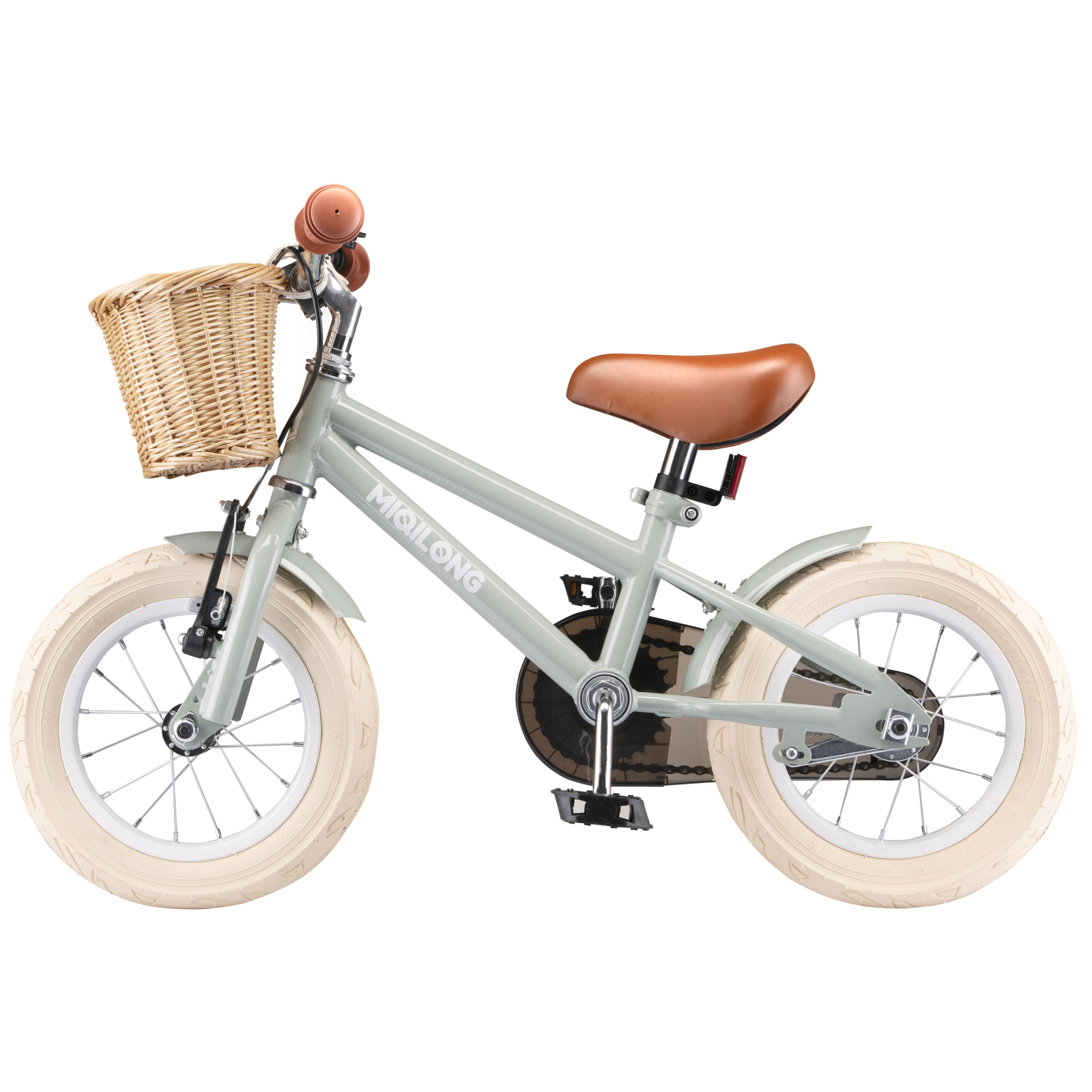 Дитячий велосипед Miqilong RM Бежевий 12" (ATW-RM12-BEIGE) зображення 4