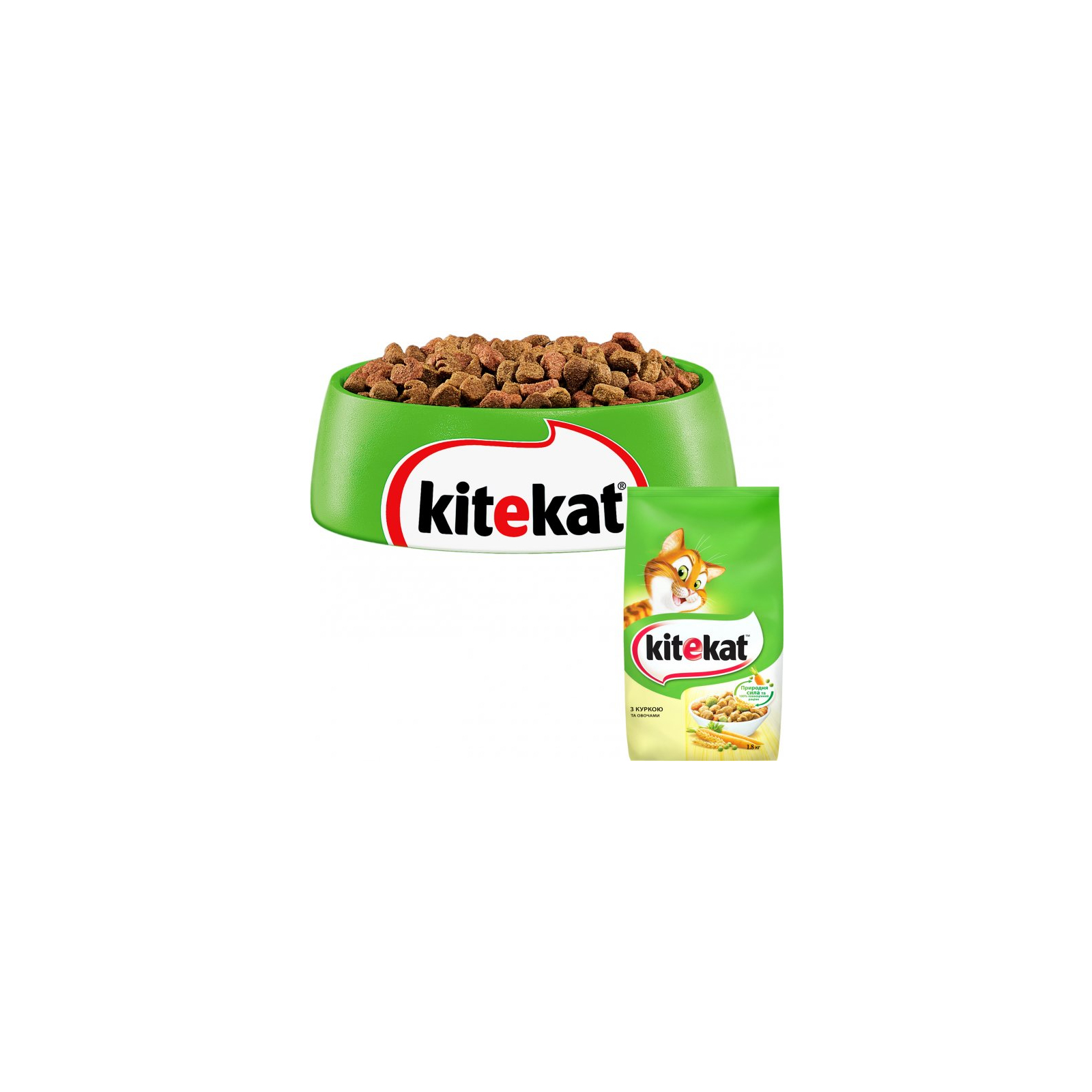 Сухий корм для кішок Kitekat Курка з овочами 12 кг (5900951013072) зображення 2