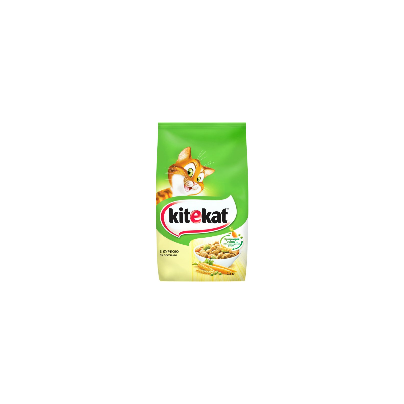Сухий корм для кішок Kitekat Курка з овочами 1.8 кг (5900951137884)