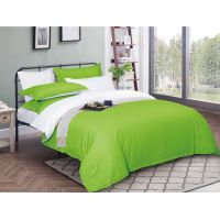 Постільна білизна MirSon SatinStripe 30-0016+ 30-0001Prianka 200х220 Євро (2200005261309)