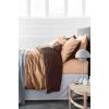Постельное белье MirSon Сатин Premium Cappuccino 0165+0211 160х220 (2200001479135)