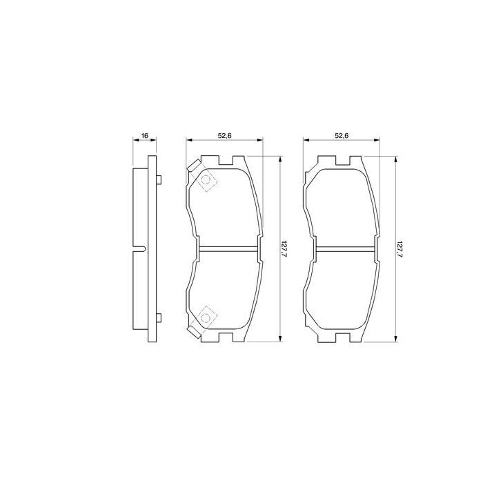 Гальмівні колодки Bosch 0 986 460 979 зображення 2