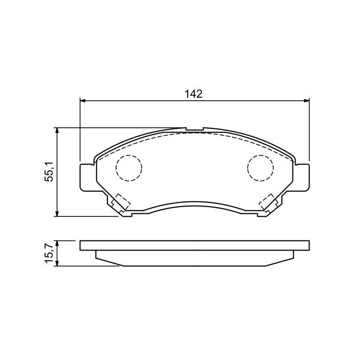 Гальмівні колодки Bosch 0 986 494 936 зображення 7