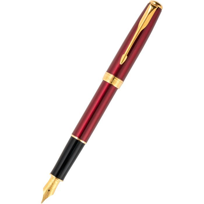 Ручка пір'яна Parker P РП Sonnet F31R GT червоний лак (F31R GT) зображення 2
