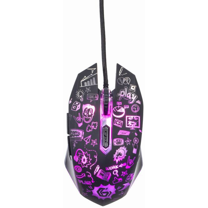 Мышка Gembird MUS-6B-GRAFIX-01 USB Black (MUS-6B-GRAFIX-01)