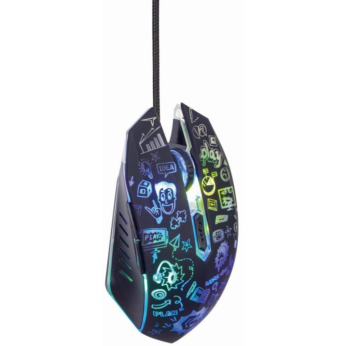 Мышка Gembird MUS-6B-GRAFIX-01 USB Black (MUS-6B-GRAFIX-01) изображение 4