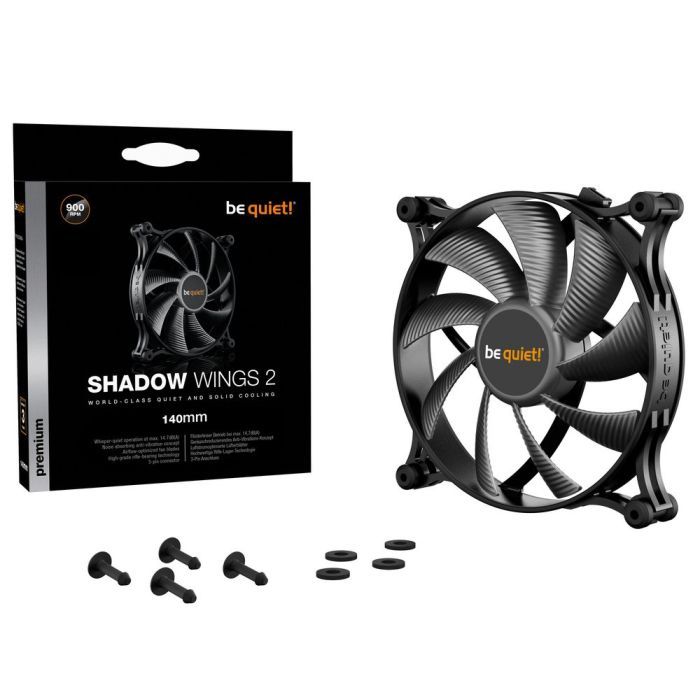 Кулер для корпуса Be quiet! Shadow Wings 2 140mm (BL086) изображение 5