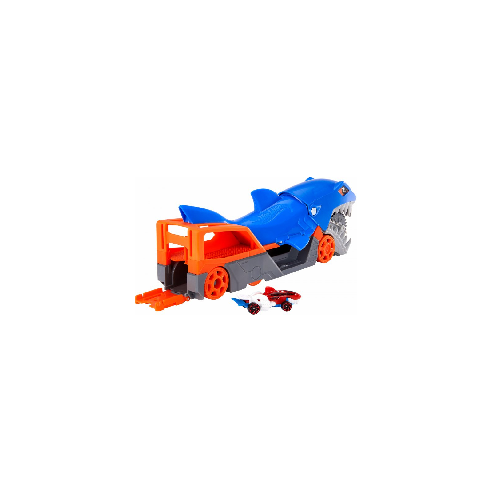Игровой набор Hot Wheels Грузовик-транспортер "Акулья пасть" (GVG36) изображение 3