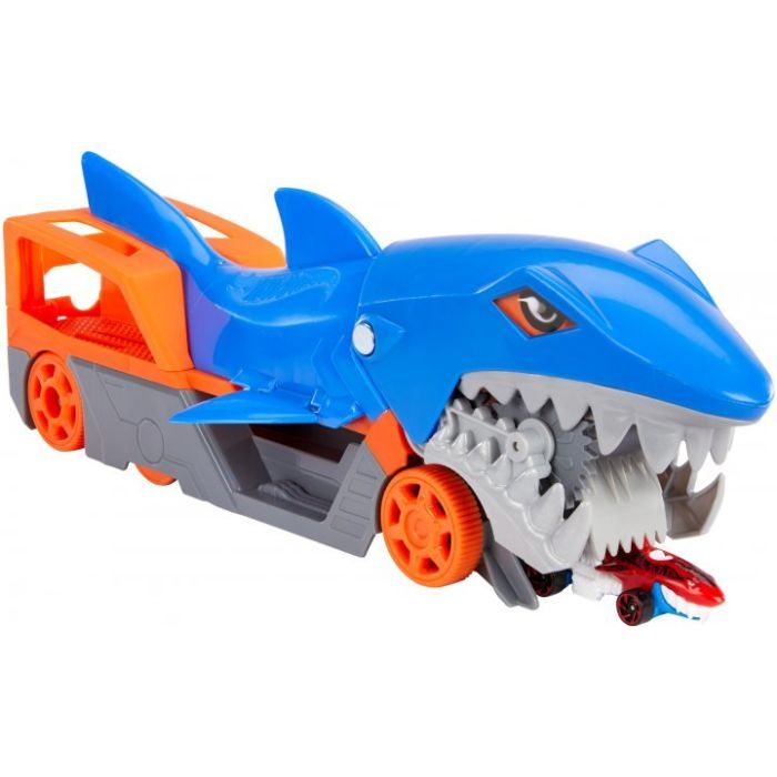 Игровой набор Hot Wheels Грузовик-транспортер "Акулья пасть" (GVG36) изображение 6