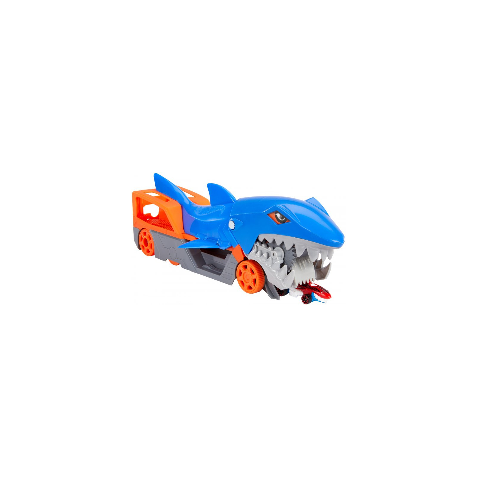 Игровой набор Hot Wheels Грузовик-транспортер "Акулья пасть" (GVG36) изображение 6