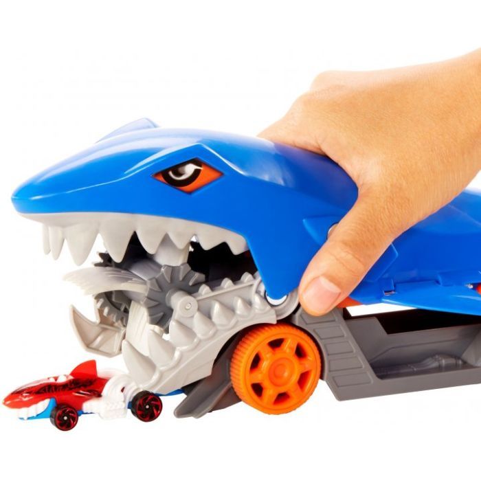 Игровой набор Hot Wheels Грузовик-транспортер "Акулья пасть" (GVG36) изображение 7