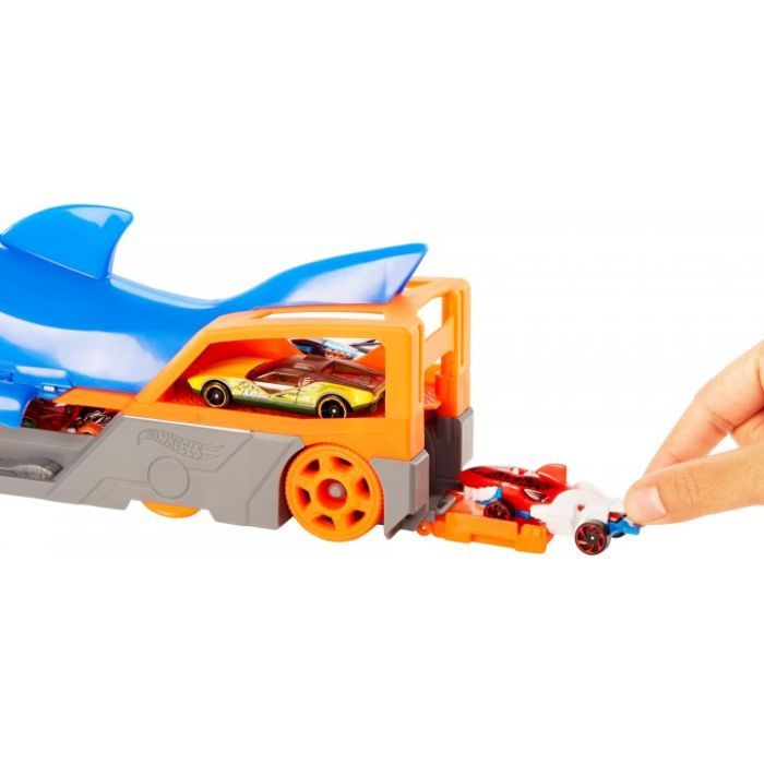 Игровой набор Hot Wheels Грузовик-транспортер "Акулья пасть" (GVG36) изображение 8