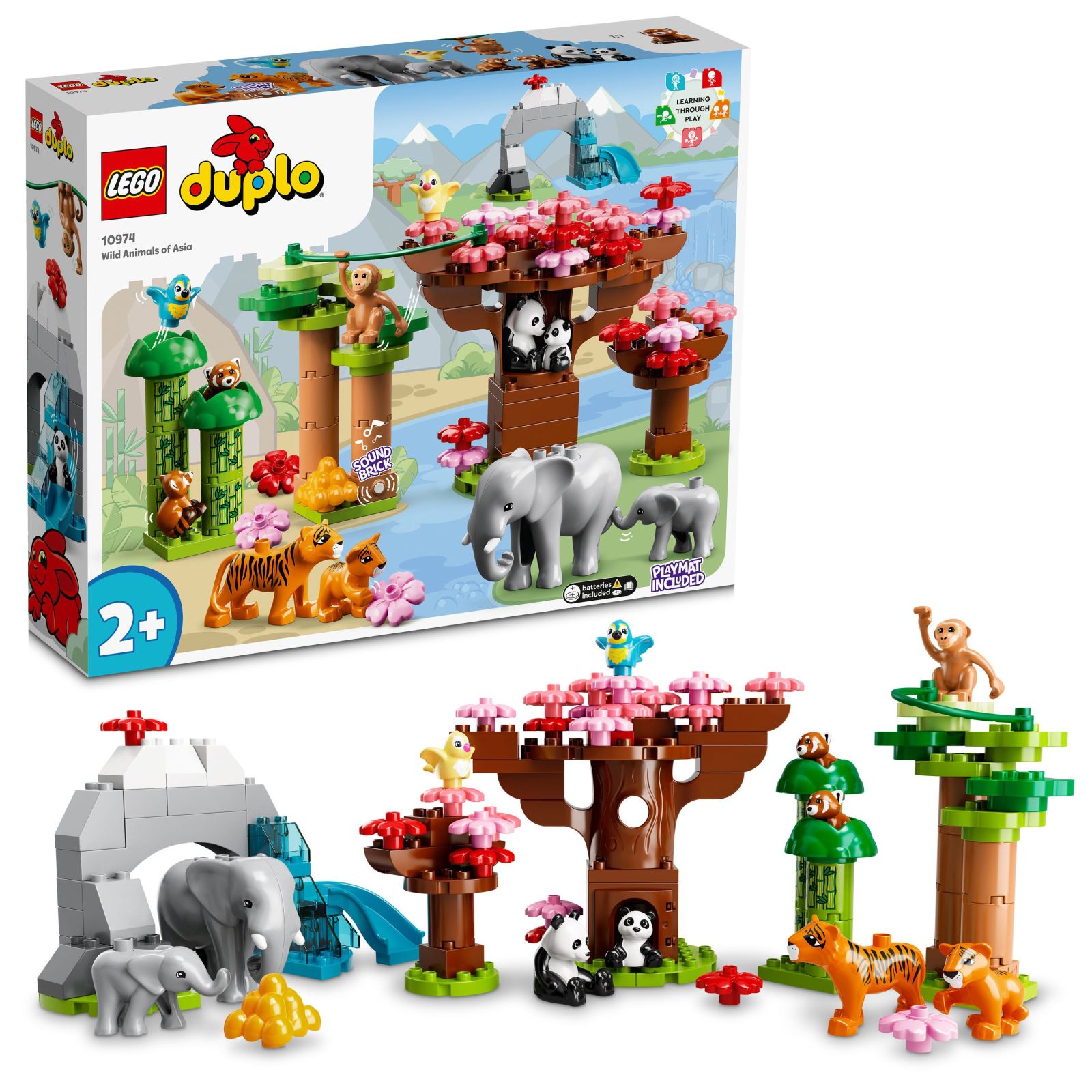 Конструктор LEGO DUPLO Town Дикі тварини Азії 117 деталей (10974) зображення 2