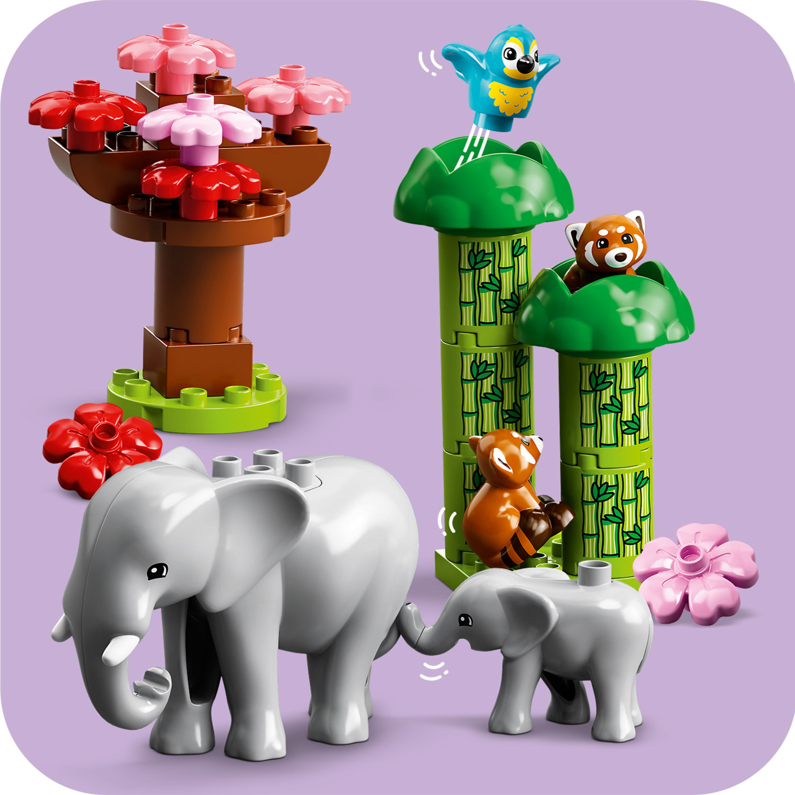 Конструктор LEGO DUPLO Town Дикие животные Азии 117 деталей (10974) изображение 4
