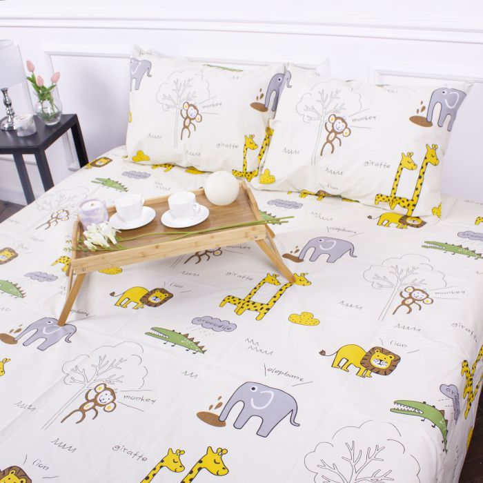 Простынь MirSon Бязь 17-0132 Lion King 150х220 см (2200005590423) изображение 10