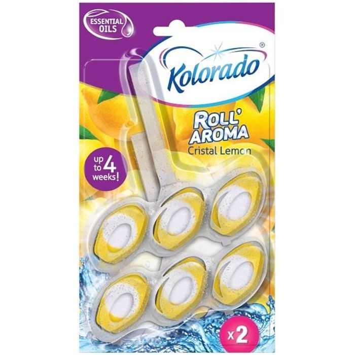 Туалетный блок Kolorado Лимон 51 г 2 шт. (5902506009295)