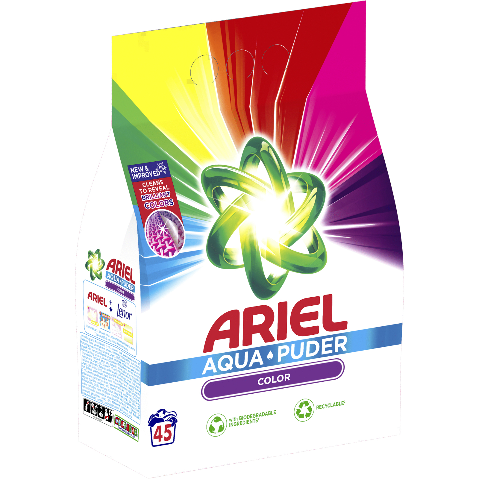Стиральный порошок Ariel Аква-Пудра Color 2.925 кг (8006540546628) изображение 3