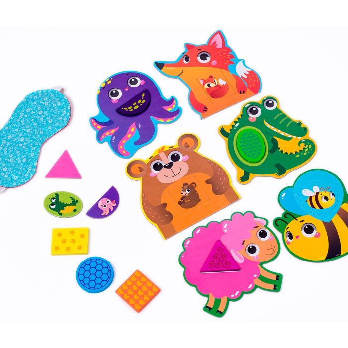 Развивающая игрушка Vladi Toys Игра-сортер Зверята (укр) (ZB2002-05) изображение 2