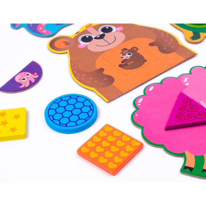 Развивающая игрушка Vladi Toys Игра-сортер Зверята (укр) (ZB2002-05) изображение 3