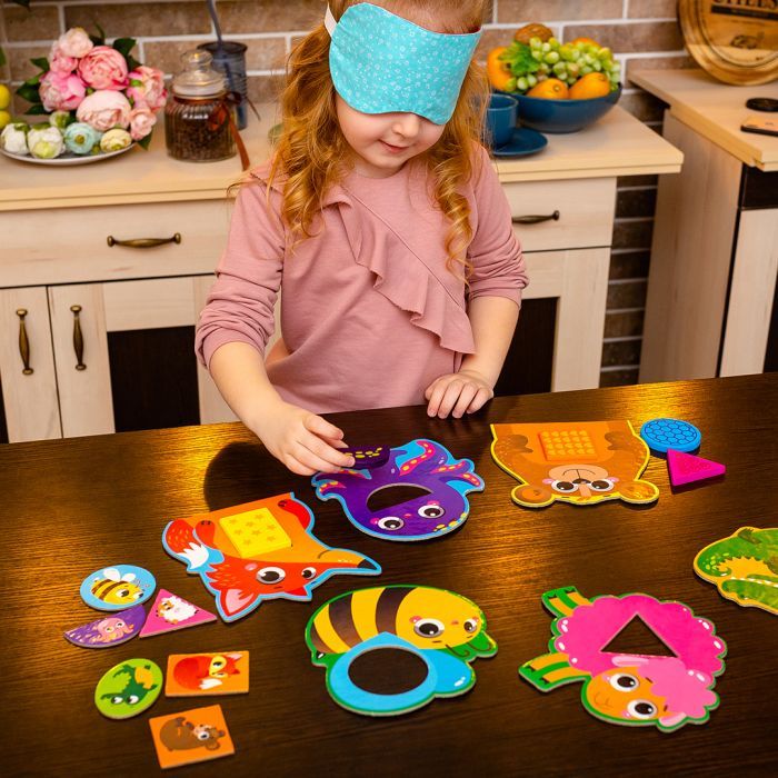 Развивающая игрушка Vladi Toys Игра-сортер Зверята (укр) (ZB2002-05) изображение 5