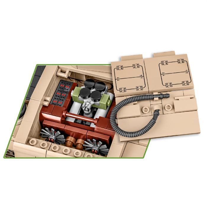 Конструктор Cobi Вторая Мировая Война Танк Panzer III, 780 деталей (COBI-2562) изображение 5