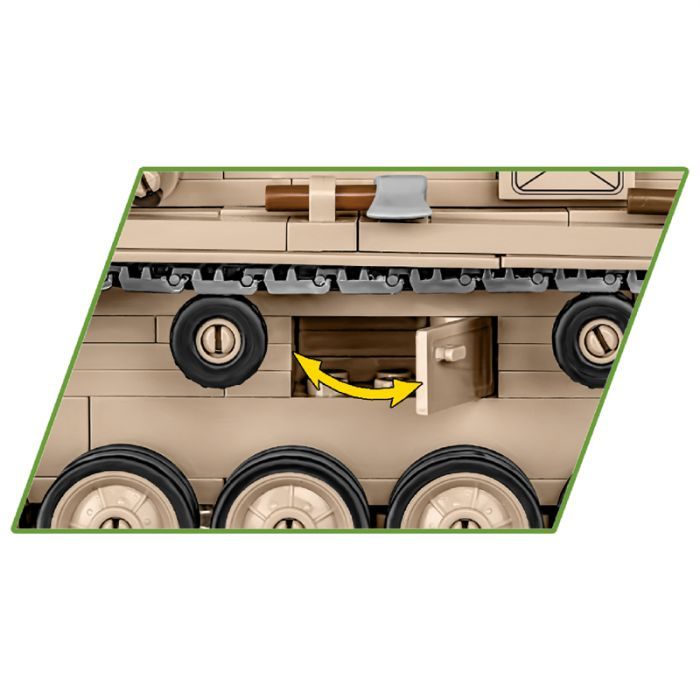 Конструктор Cobi Вторая Мировая Война Танк Panzer III, 780 деталей (COBI-2562) изображение 7