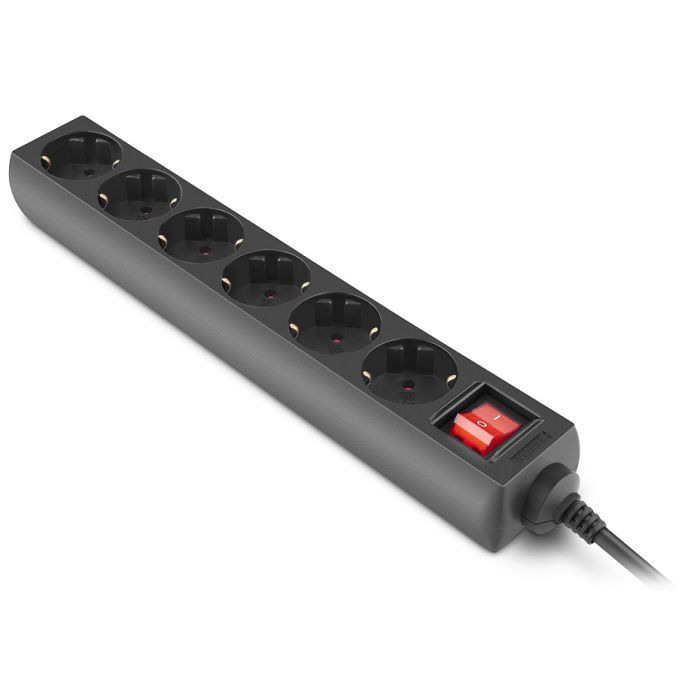 Мережевий фільтр живлення REAL-EL RS-6 Protect M 3m, black (EL122300034) зображення 4