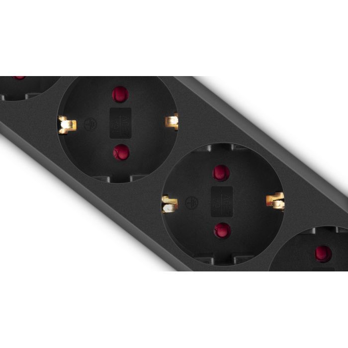 Мережевий фільтр живлення REAL-EL RS-6 Protect M 3m, black (EL122300034) зображення 8