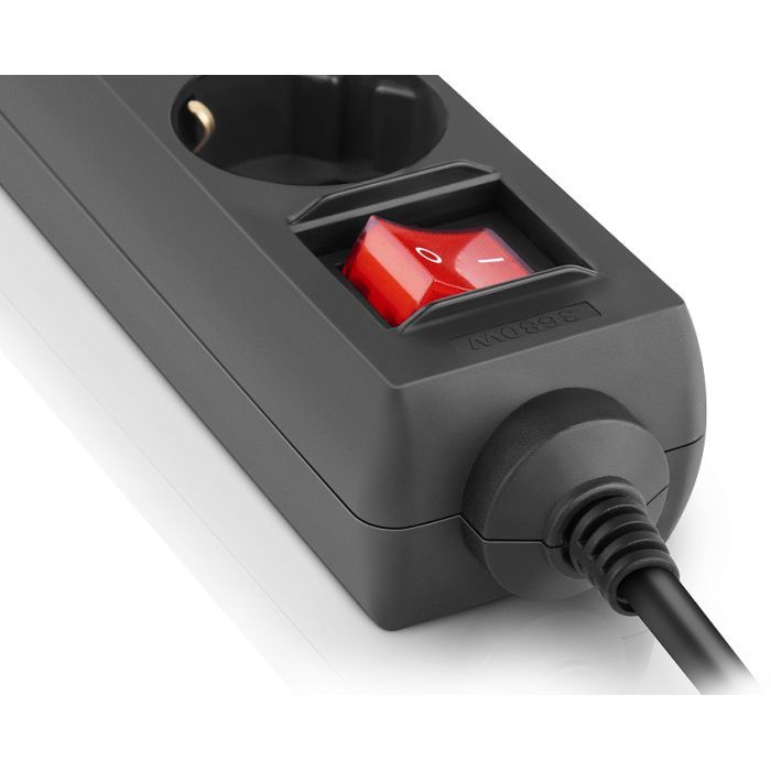 Мережевий фільтр живлення REAL-EL RS-6 Protect M 3m, black (EL122300034) зображення 9