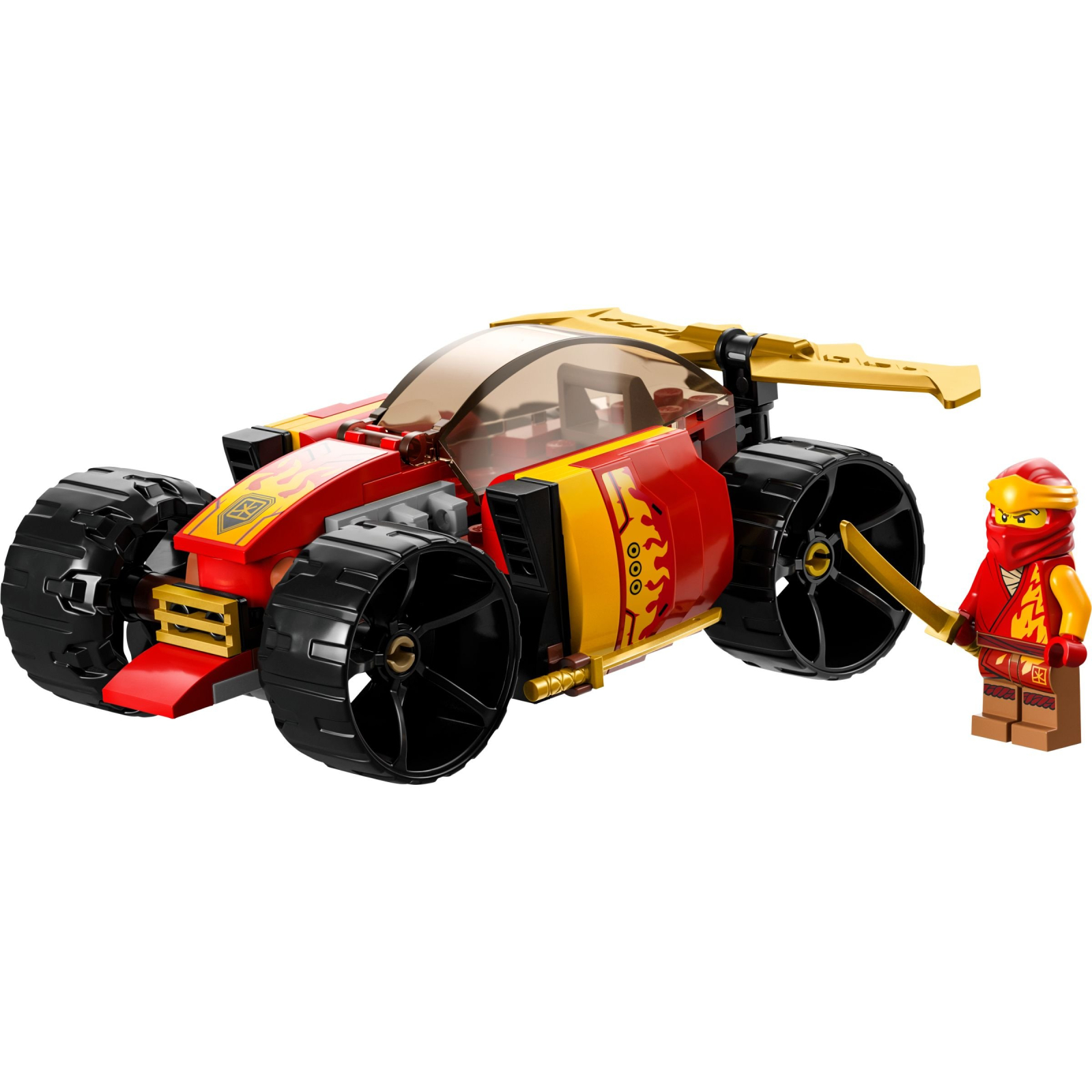Конструктор LEGO Ninjago Гоночный автомобиль ниндзя Кая EVO 94 детали (71780) изображение 2