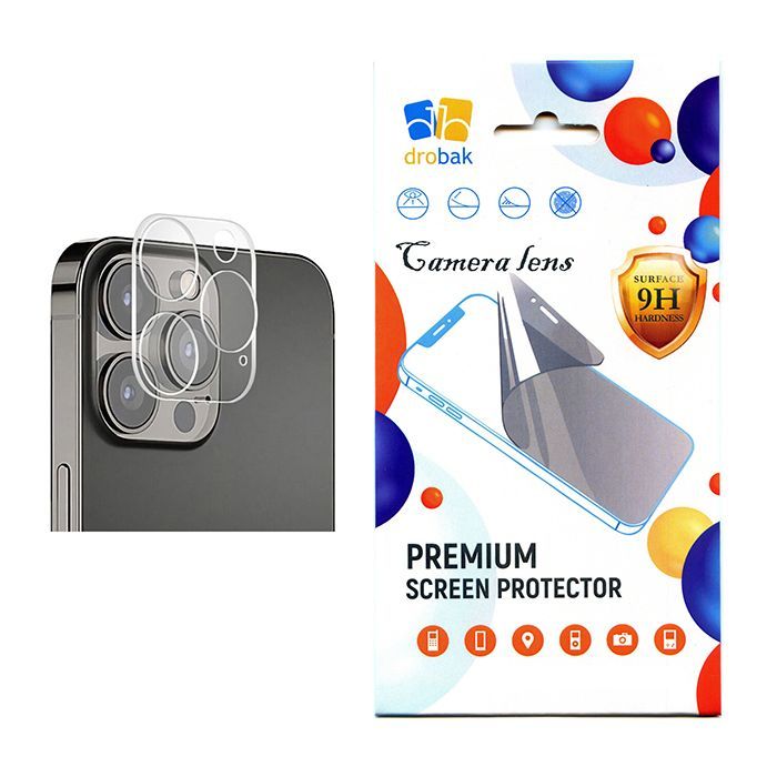 Скло захисне Drobak 3D camera Apple iPhone 14 Pro (505060)