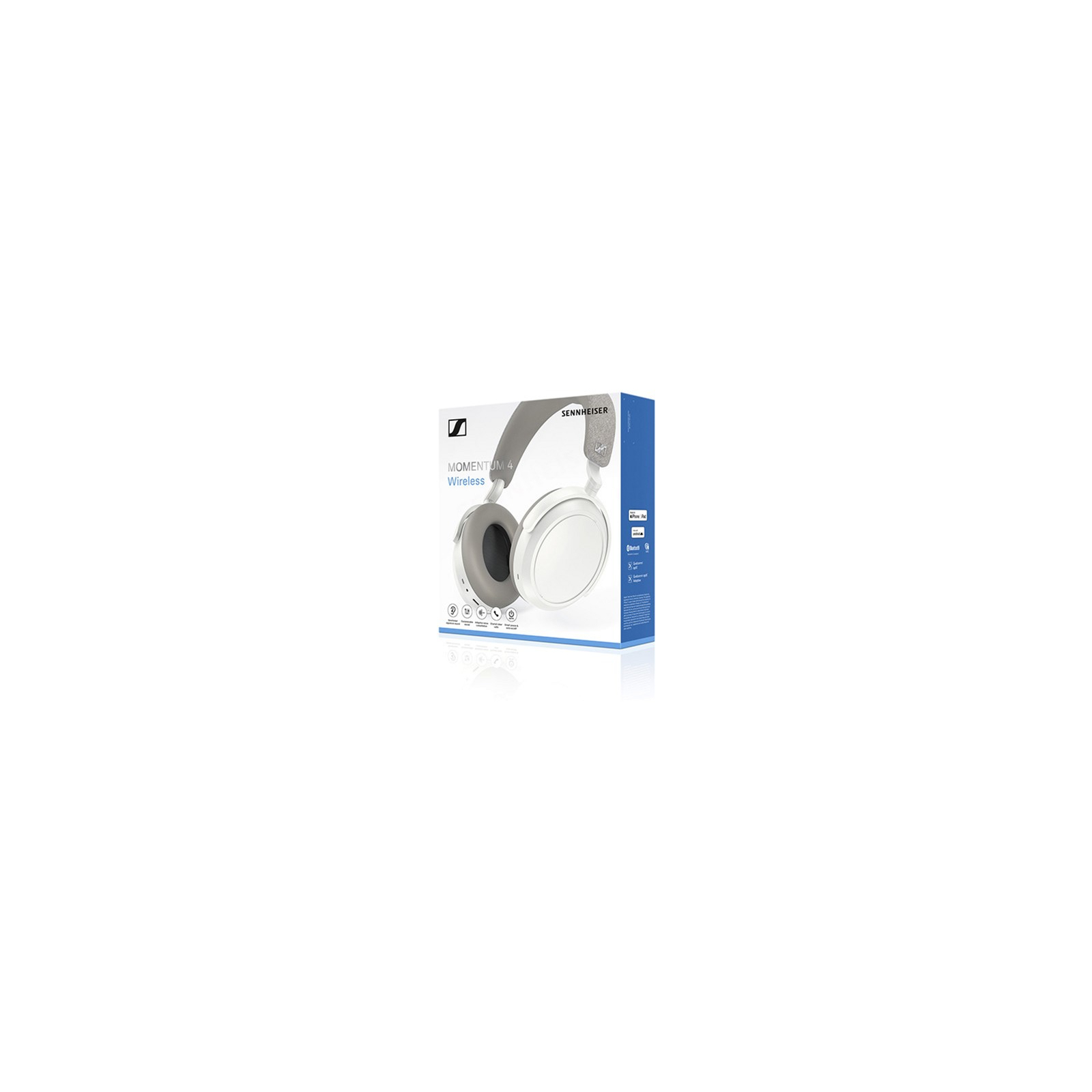 Навушники Sennheiser Momentum 4 Wireless White (509267) зображення 7