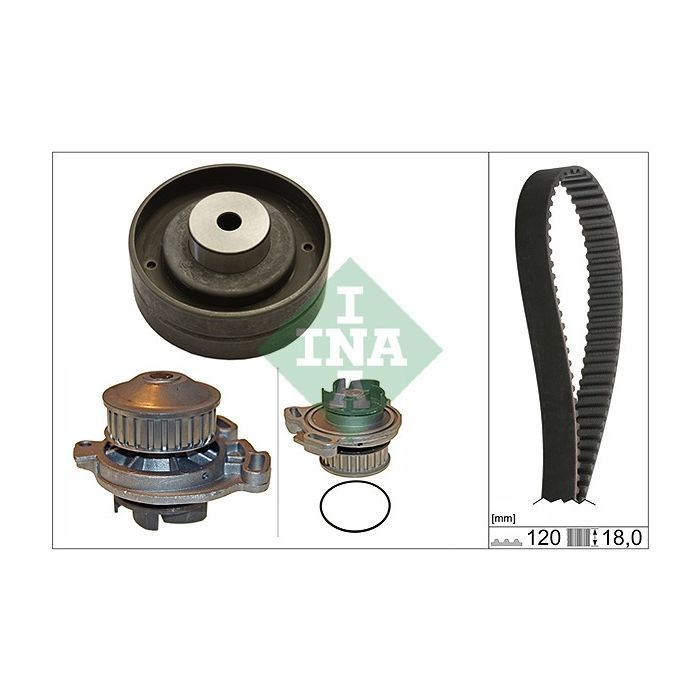 Комплект ременя ГРМ з помпой INA 530 0151 30 > ціни в Києві та Україні Комплект ременя ГРМ з помпой INA 530 0151 30